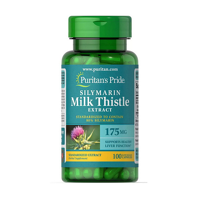 Silymarin Milk Thistle Extract 175 mg (100 caps)  