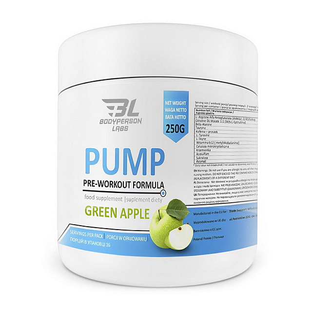 Pump Pre-Workout Formula (250 g) Tropical 