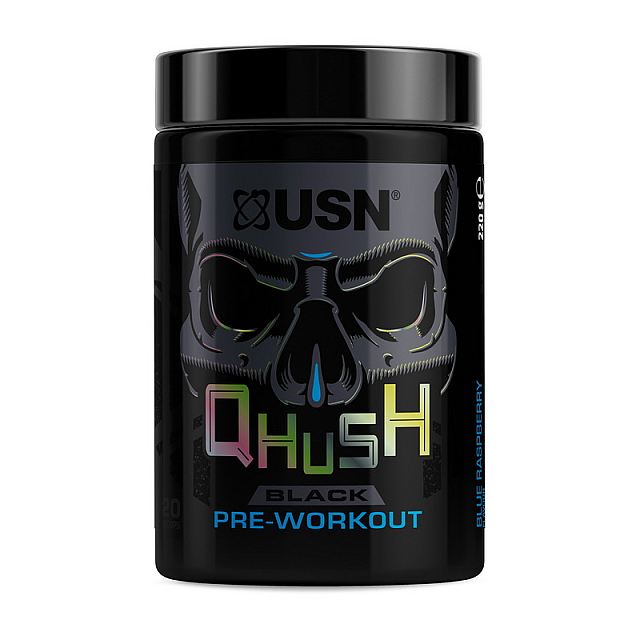 Qhush Black Pre-workout (220 g)  Frosted lemon