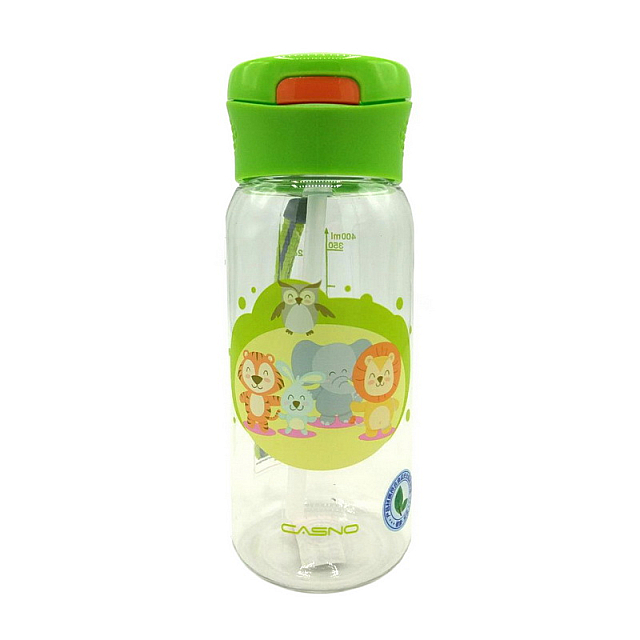 Casno Animals Waterbottle KXN-1195 (450 ml)  Green