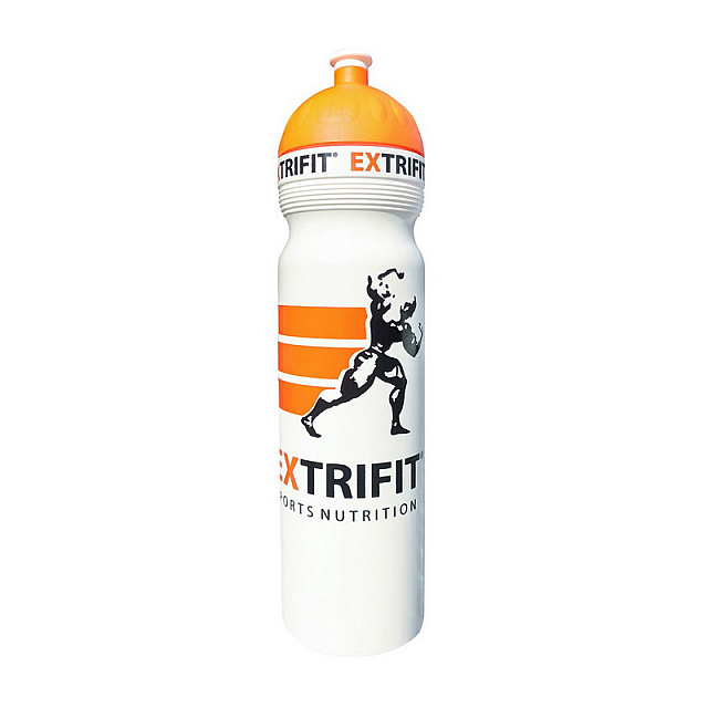 Bottle Extrifit White short nozzle (1l) 
