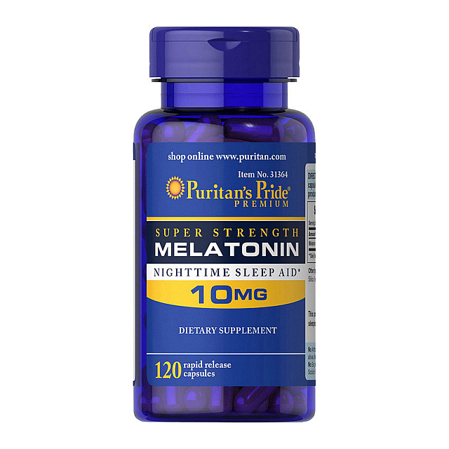 Melatonin 10 mg (120 caps)  