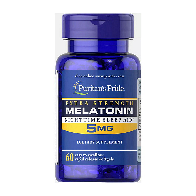 Melatonin 5 mg (60 softgels)  