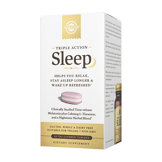Sleep triple action (60 tri-layered tabs)  