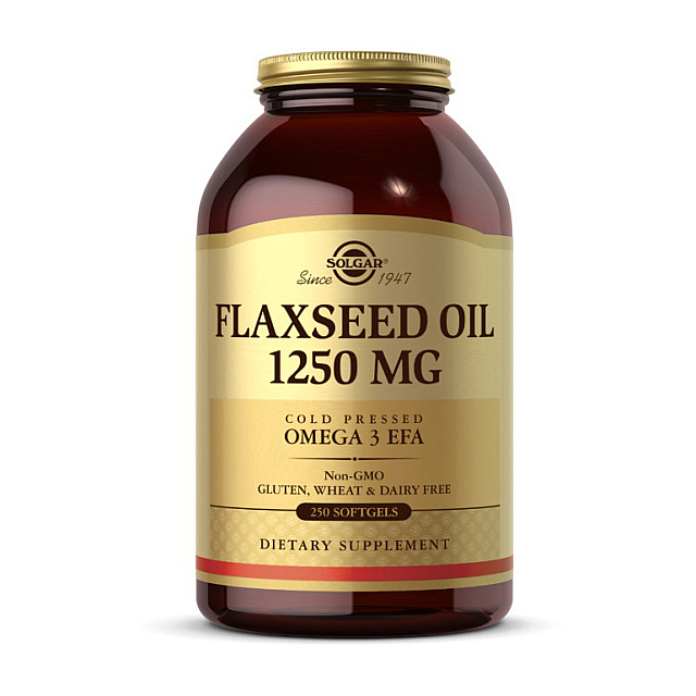 Flaxseed Oil 1250 mg (250 softgels)  
