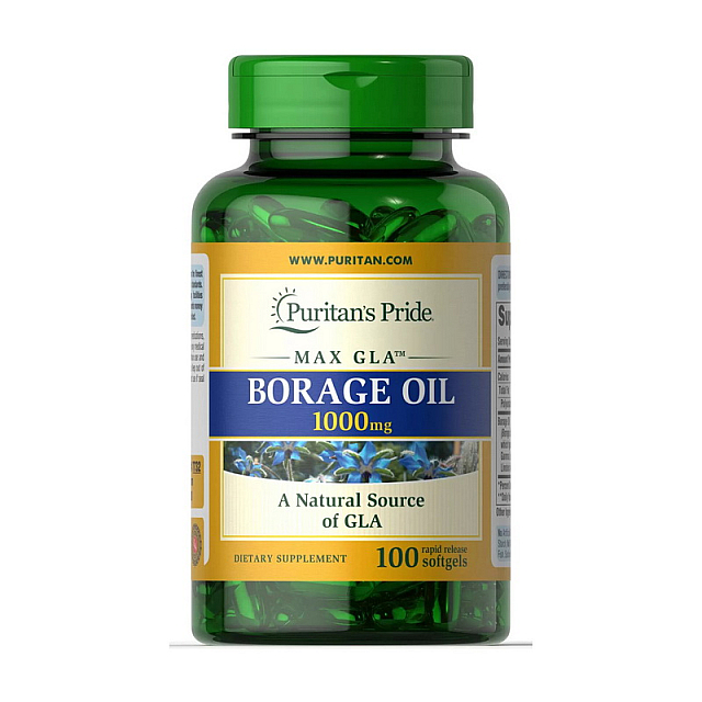Borage Oil 1000 mg (100 softgels)  