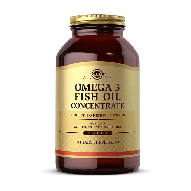 Omega 3 Fish Oil Concentrate (120 softgels)  