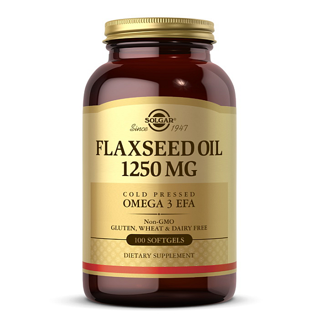 Flaxseed Oil 1250 mg (100 softgels)  