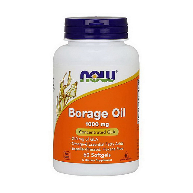 Borage Oil 1000 mg (60 softgels)  