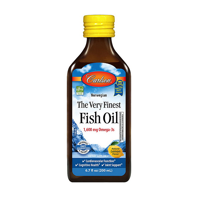 The Very Finest Fish Oil 1,600 mg Omega-3s (200 ml) Orange 