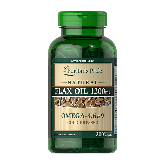 Flax Oil 1200 mg Omega 3-6-9 (200 softgels)  