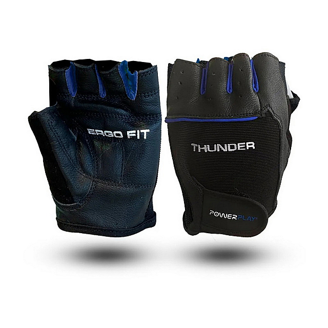 Fitness Gloves Black-Blue 9058 (L size)  