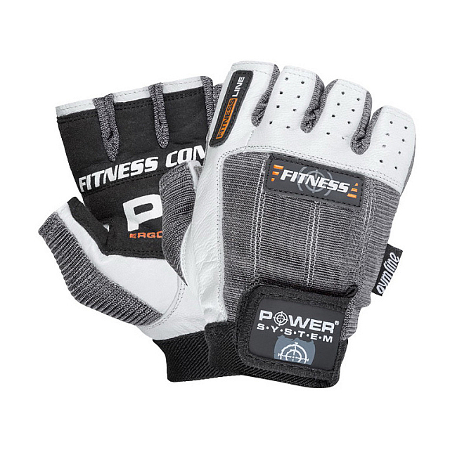 Fitness Gloves White-Grey 2300 (L size)  