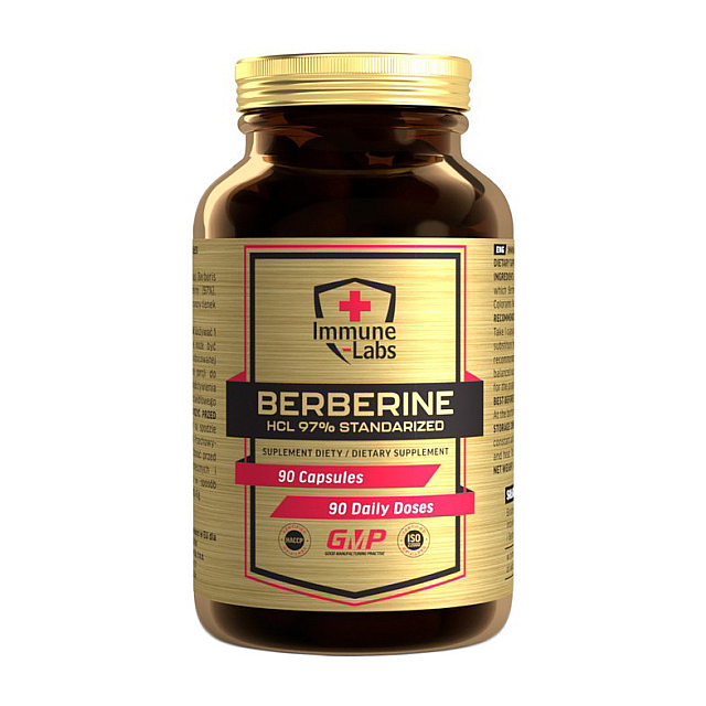 Berberine HCL 97% (90 caps)  
