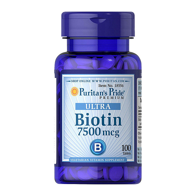 Ultra Biotin 7500 mcg (100 tabs)  