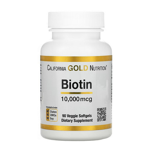 Biotin 10 000 mcg (90 veg softgels)  
