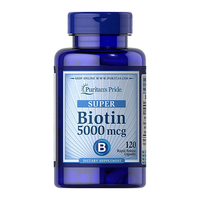 Biotin 5000 mcg (120 caps)  
