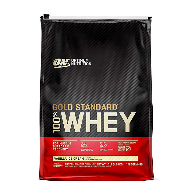 100% Whey Gold Standard (4,5 kg) USA Delicious strawberry 