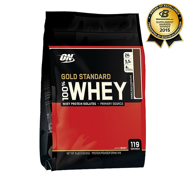 100% Whey Gold Standard (3,63 kg) USA Double rich chocolate 