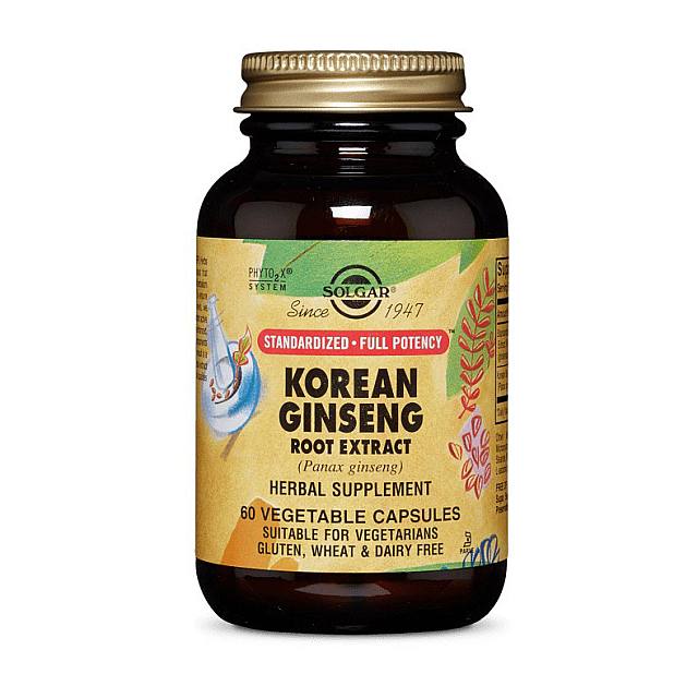Korean Ginseng root extract (60 veg caps)  