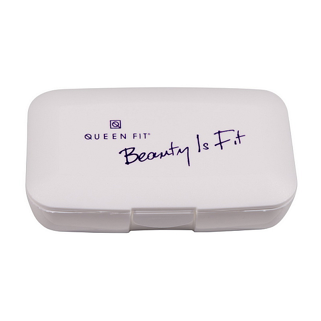 Pillbox Beauty Is Fit  White