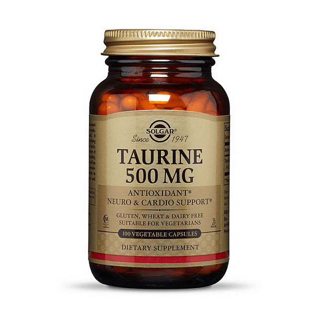 Taurine 500 mg (100 veg caps)  