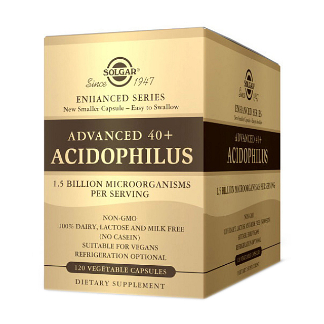 Advanced 40+ Acidophilus (120 veg caps)  