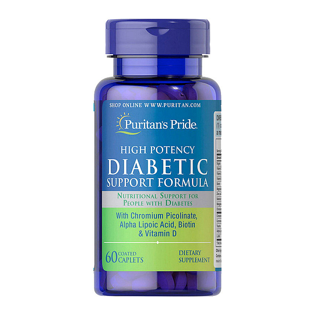Diabetic high potency support formula (60 caplets)  
