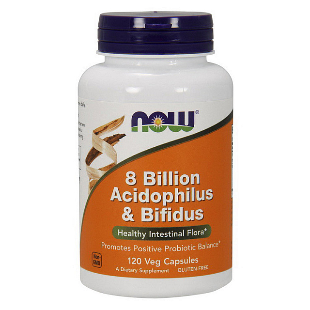8 Billion Acidophilus and Bifidus (120 veg caps)  
