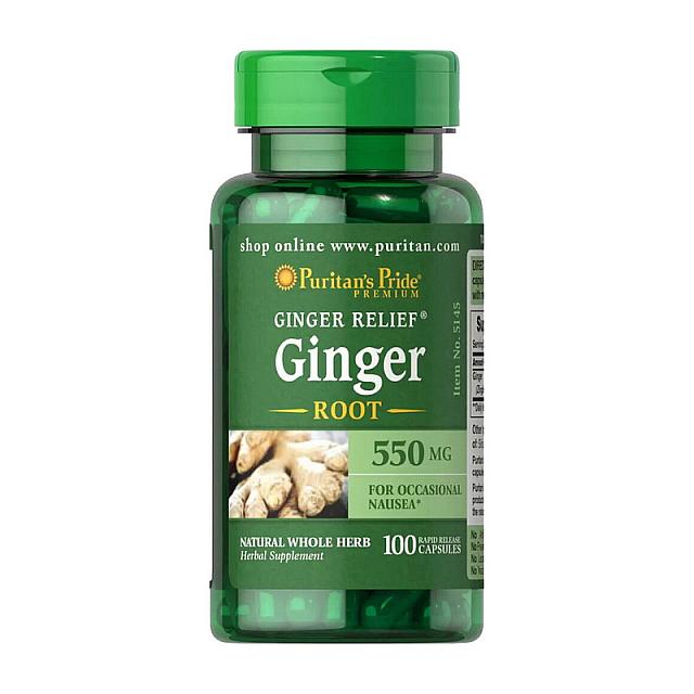 Ginger Root 550 mg (100 caps)  