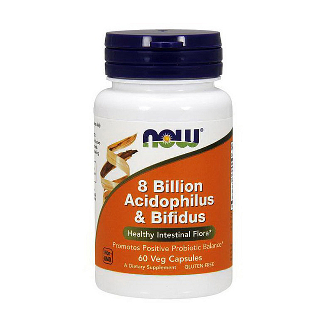 8 Billion Acidophilus and Bifidus (60 veg caps)  