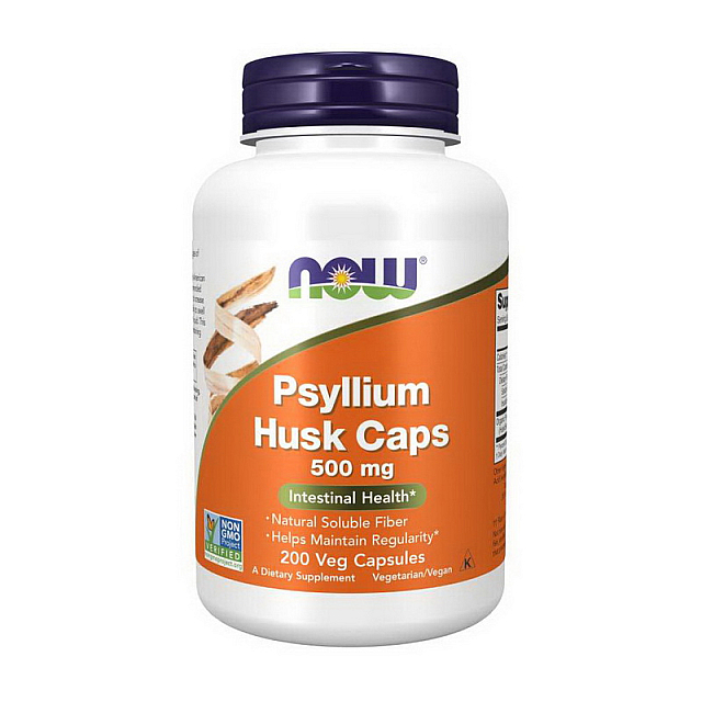 Psyllium Husk Caps 500 mg (200 veg caps)  