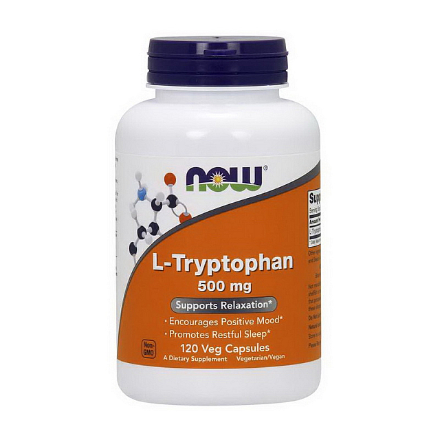 L-Tryptophan 500 mg (120 veg caps)  