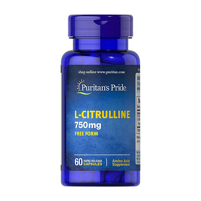 L-Citrulline 750 mg free form (60 caps)  