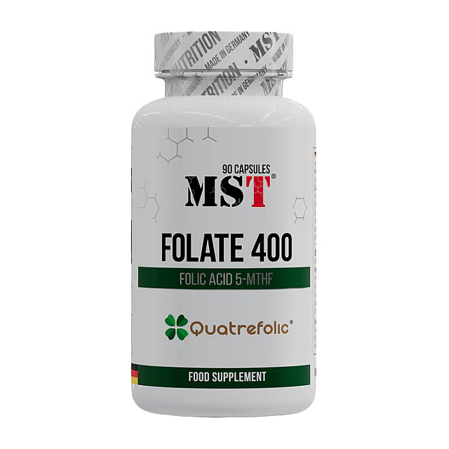 Folate 400 mg (90 caps)  