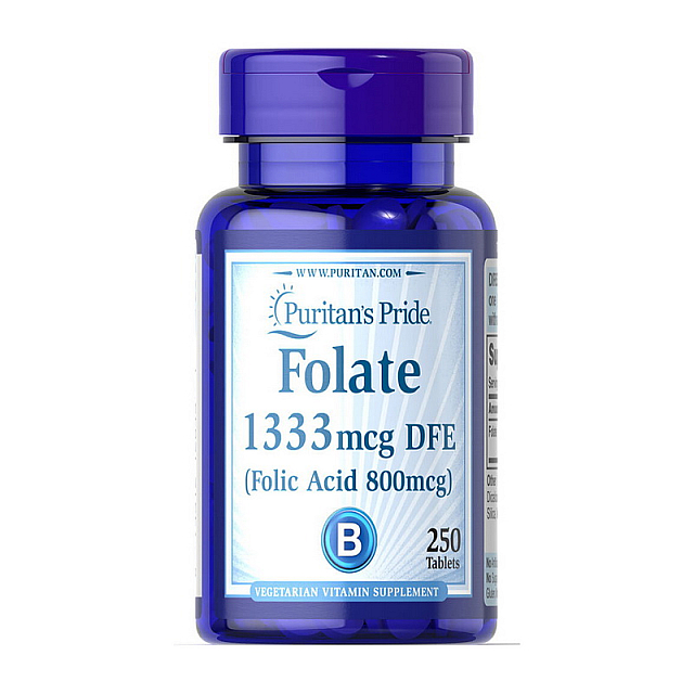 Folate 1333 mcg DFE (Folic Acid 800 mcg) (250 tab)  