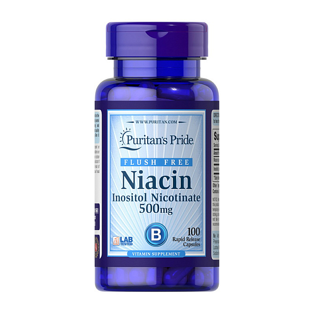 Niacin 500 mg (100 caps)  