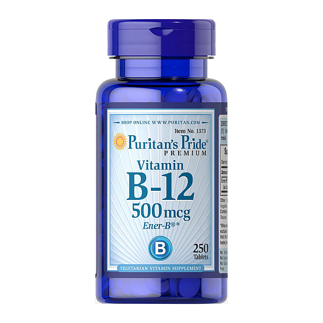 Vitamin B-12 500 mcg (250 tablets)  