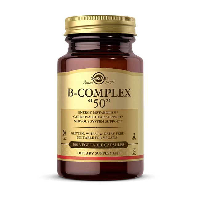 B-Complex 50 (100 veg caps)  