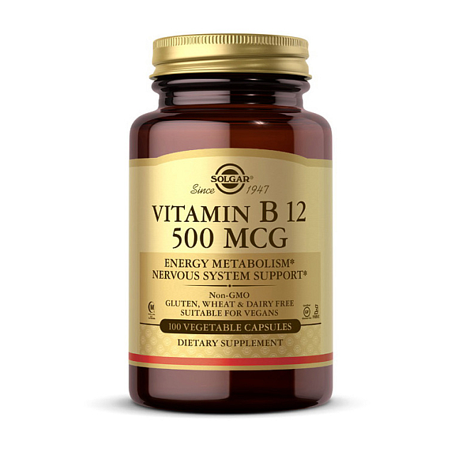 Vitamin B 12 500 mcg (100 veg caps)  