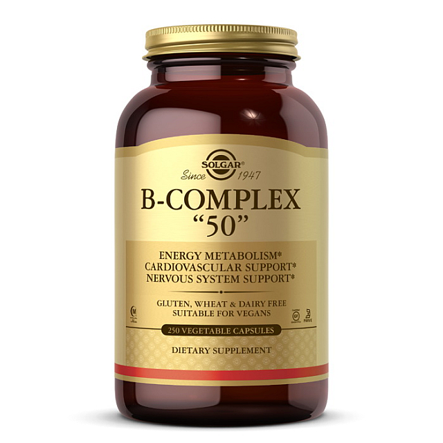B-Complex 50 (250 veg caps)  