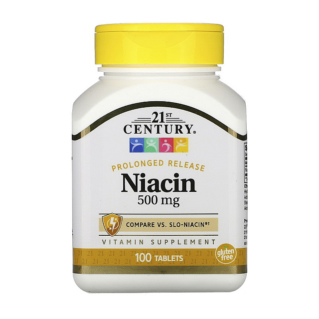 Niacin 500 mg (100 tabs)  