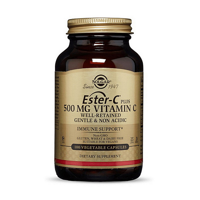 Ester-C plus 500 mg Vitamin C (100 veg caps)  