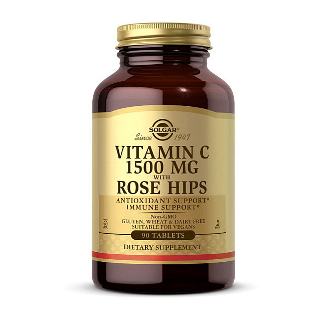 Vitamin C 1500 mg with Rose Hips (90 tabs)  