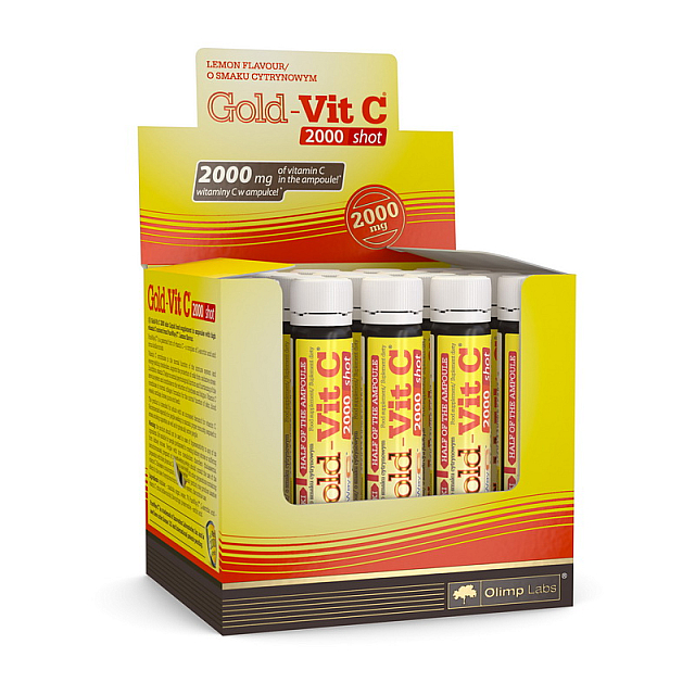 Gold-Vit C 2000 shot (10 * 25 ml) Lemon 