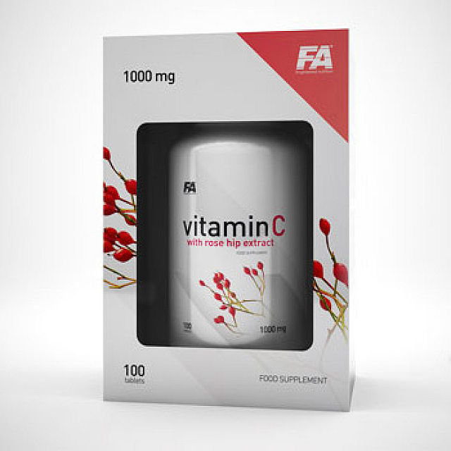 Vitamin C with rose hip extract (100 tabs)  