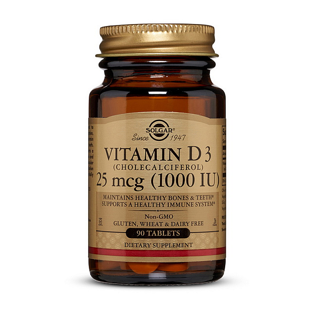 Vitamin D3 25 mcg (1000 IU) (90 tab)  