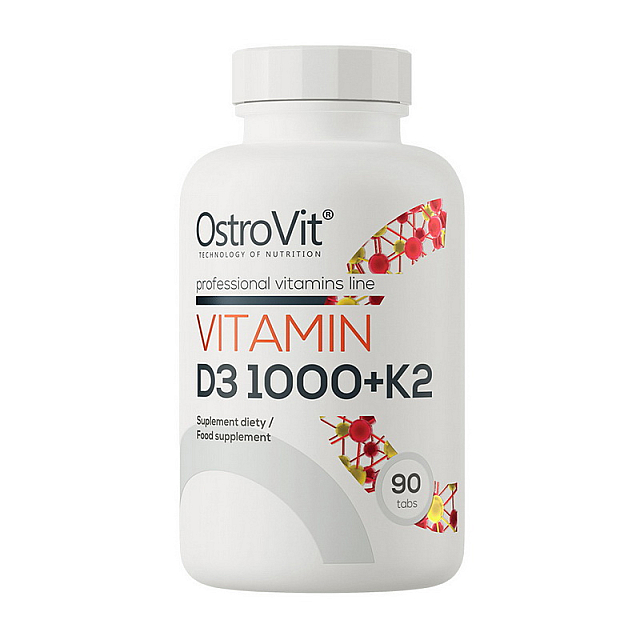 Vitamin D3 1000 + K2 (90 tabs)  