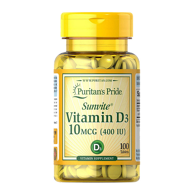 Vitamin D3 400 IU (100 tablets)  