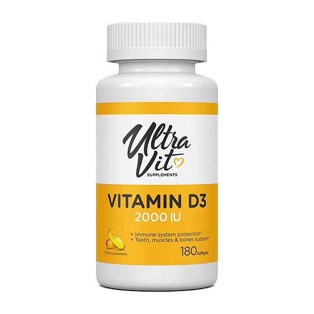 Vitamin D3 2000 IU (180 softgels)  
